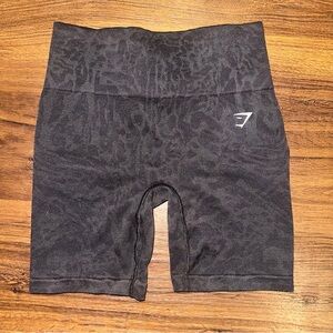 Gymshark Adapt Animal Seamless Black Shorts